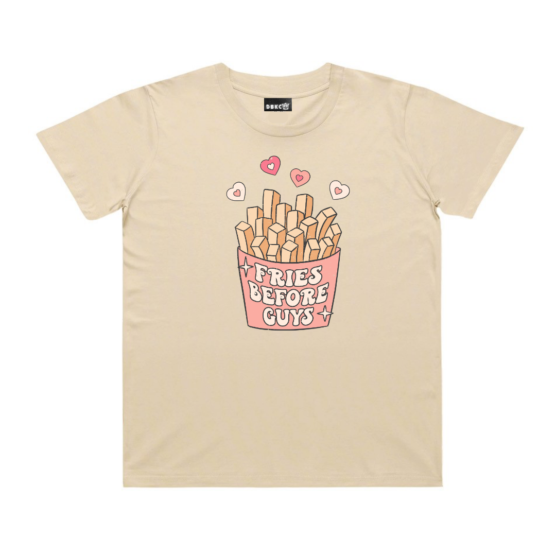Fries Before Guys Short Sleeve Tee - Little Love