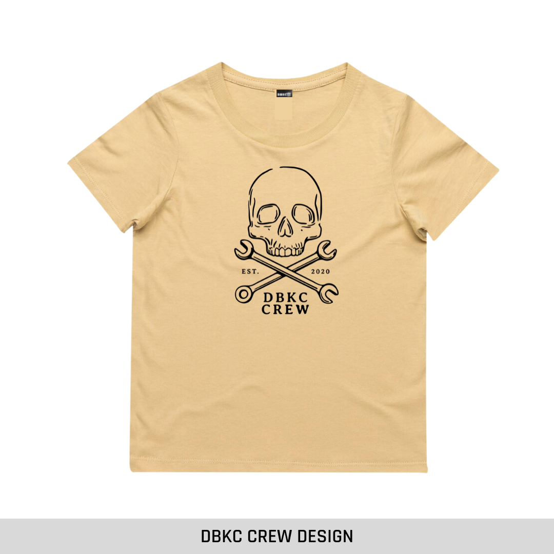 Tan Short Sleeve Tee Discontinued (straight edge)