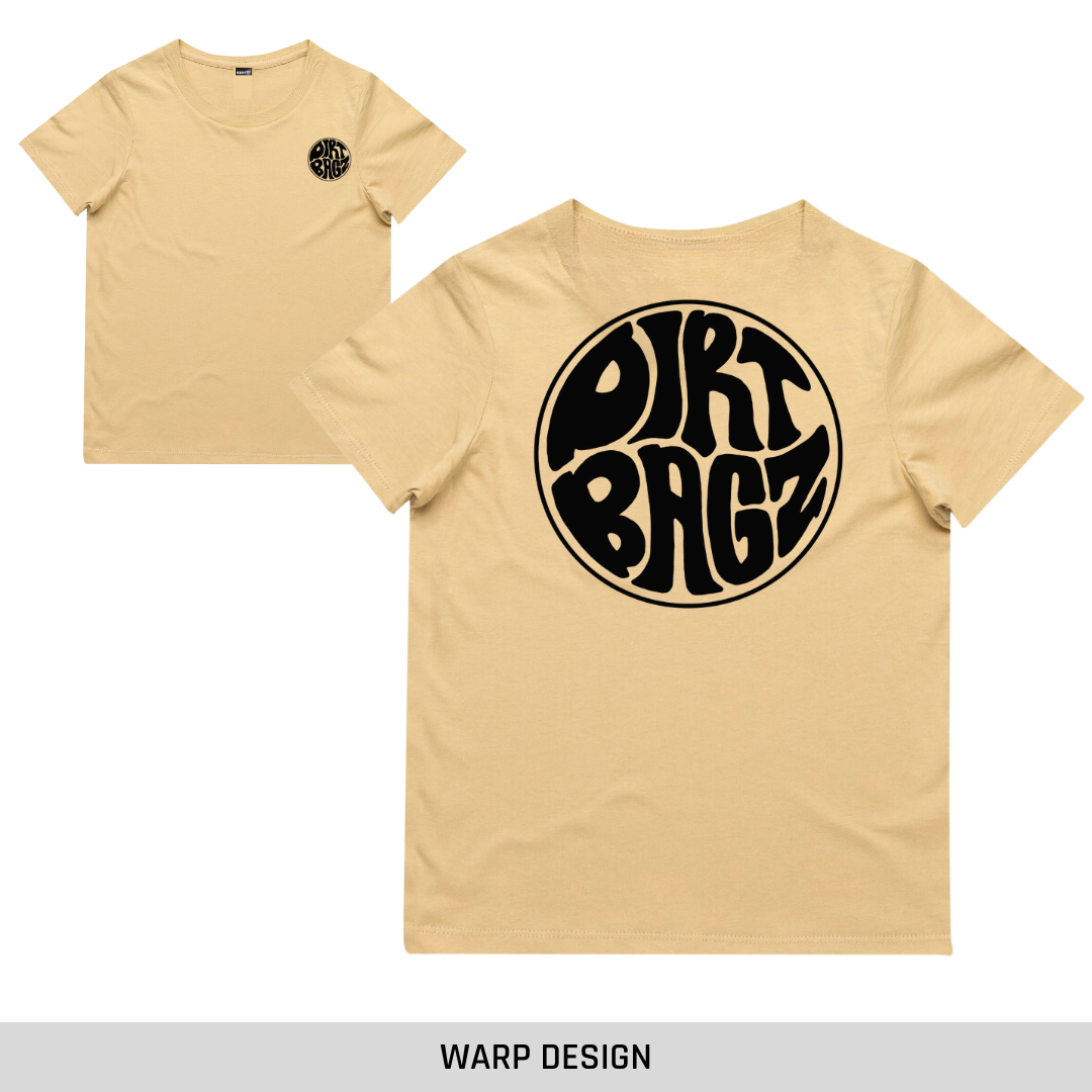 Tan Short Sleeve Tee Discontinued (straight edge)
