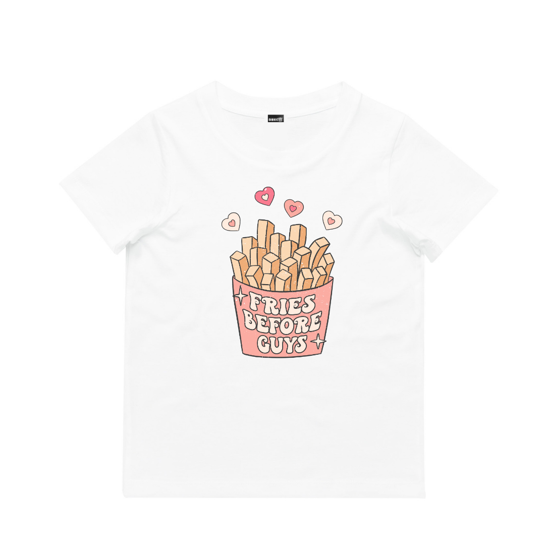 Fries Before Guys Short Sleeve Tee - Little Love