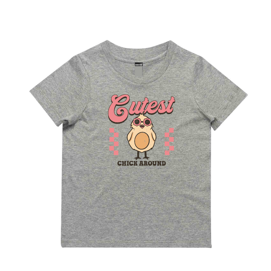 Cutest Chick Around Short Sleeve Tee - Easter