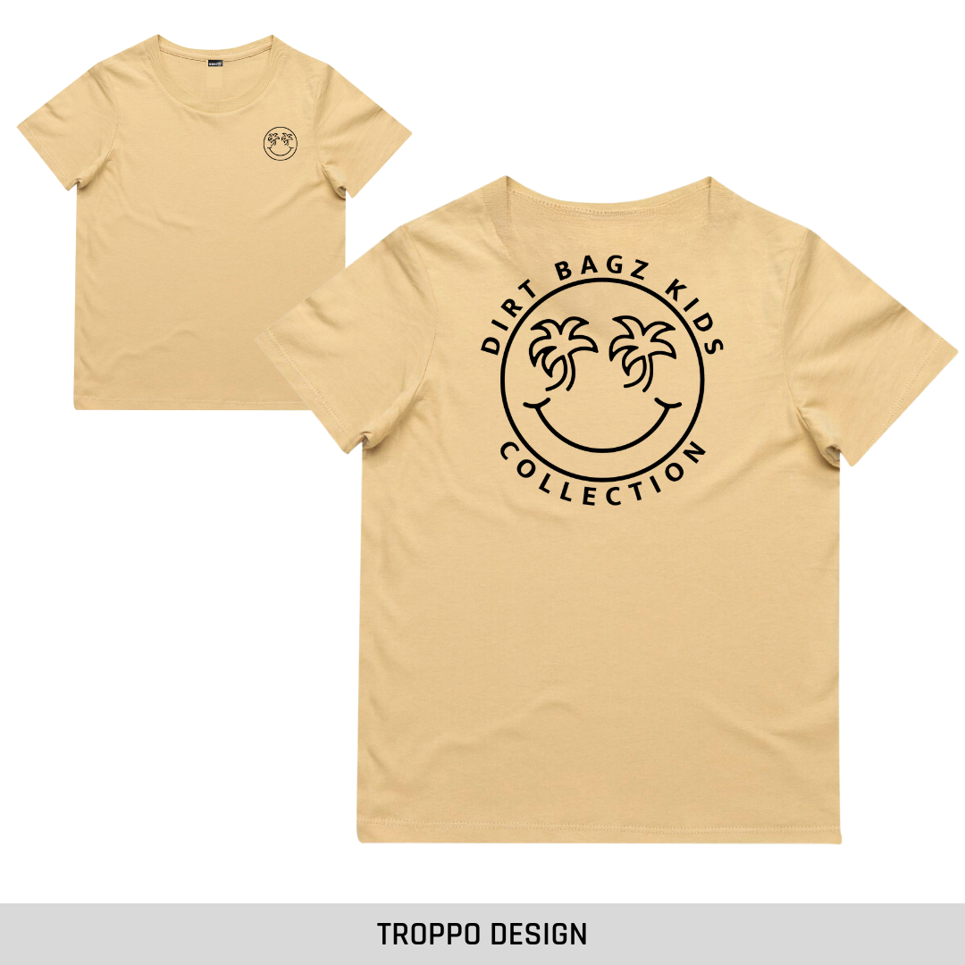 Tan Short Sleeve Tee Discontinued (straight edge)