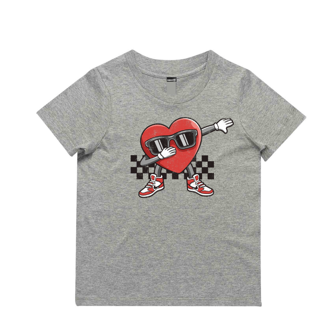 Dabbing Heart Short Sleeve Tee - Little Love
