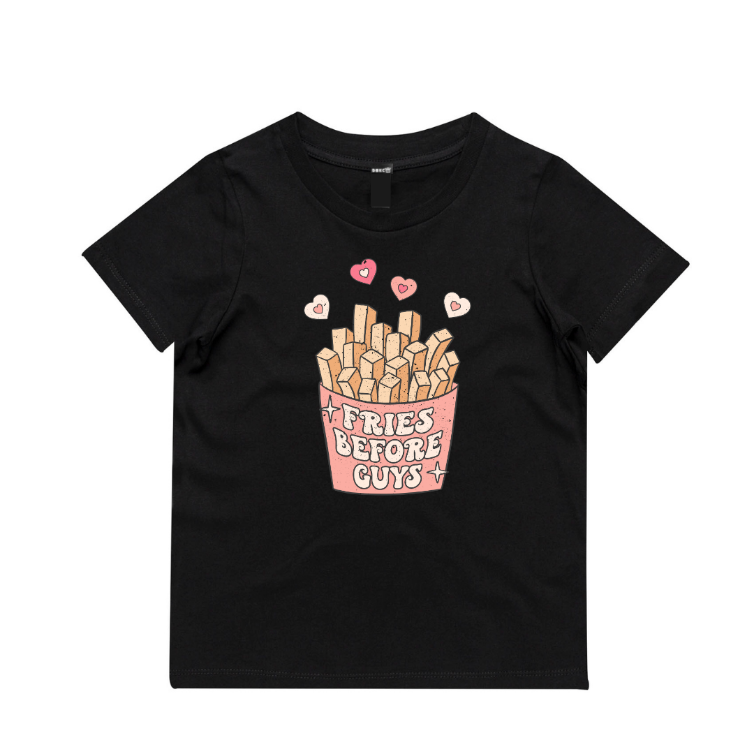 Fries Before Guys Short Sleeve Tee - Little Love