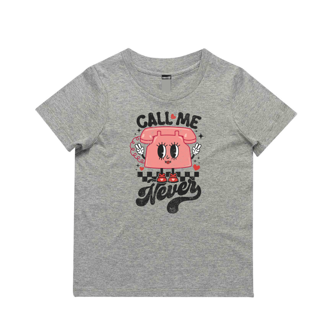 Call Me Never Short Sleeve Tee - Little Love