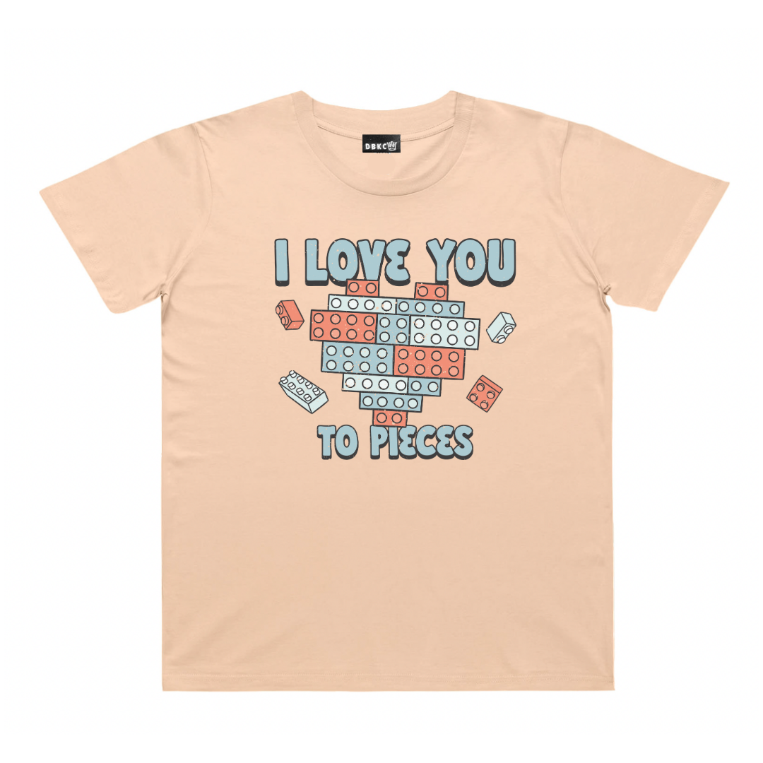 I Love You to Pieces Short Sleeve Tee - Little Love