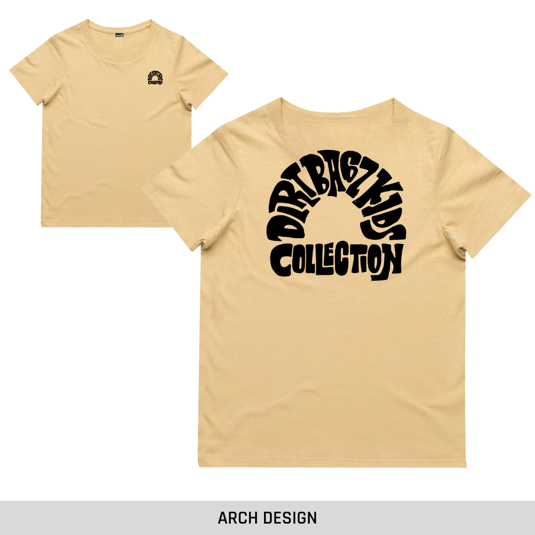 Tan Short Sleeve Tee Discontinued (straight edge)