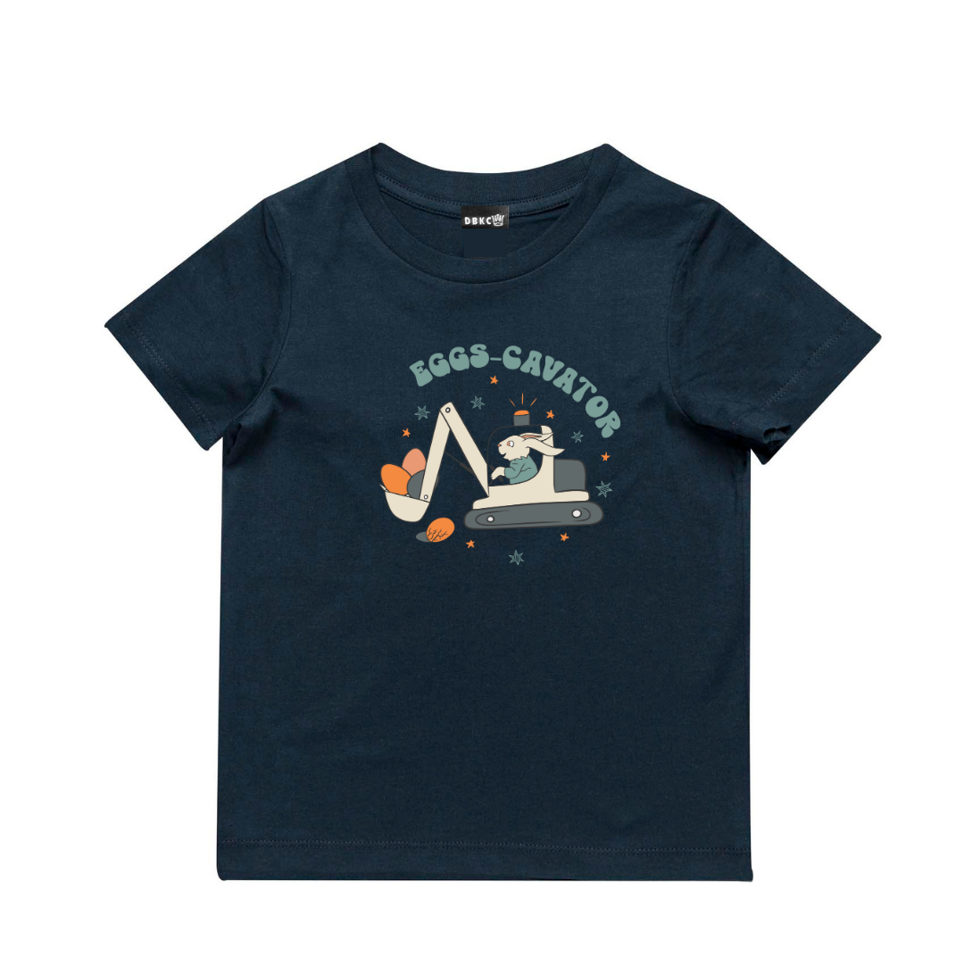 Eggs-cavator Short Sleeve Tee - Easter