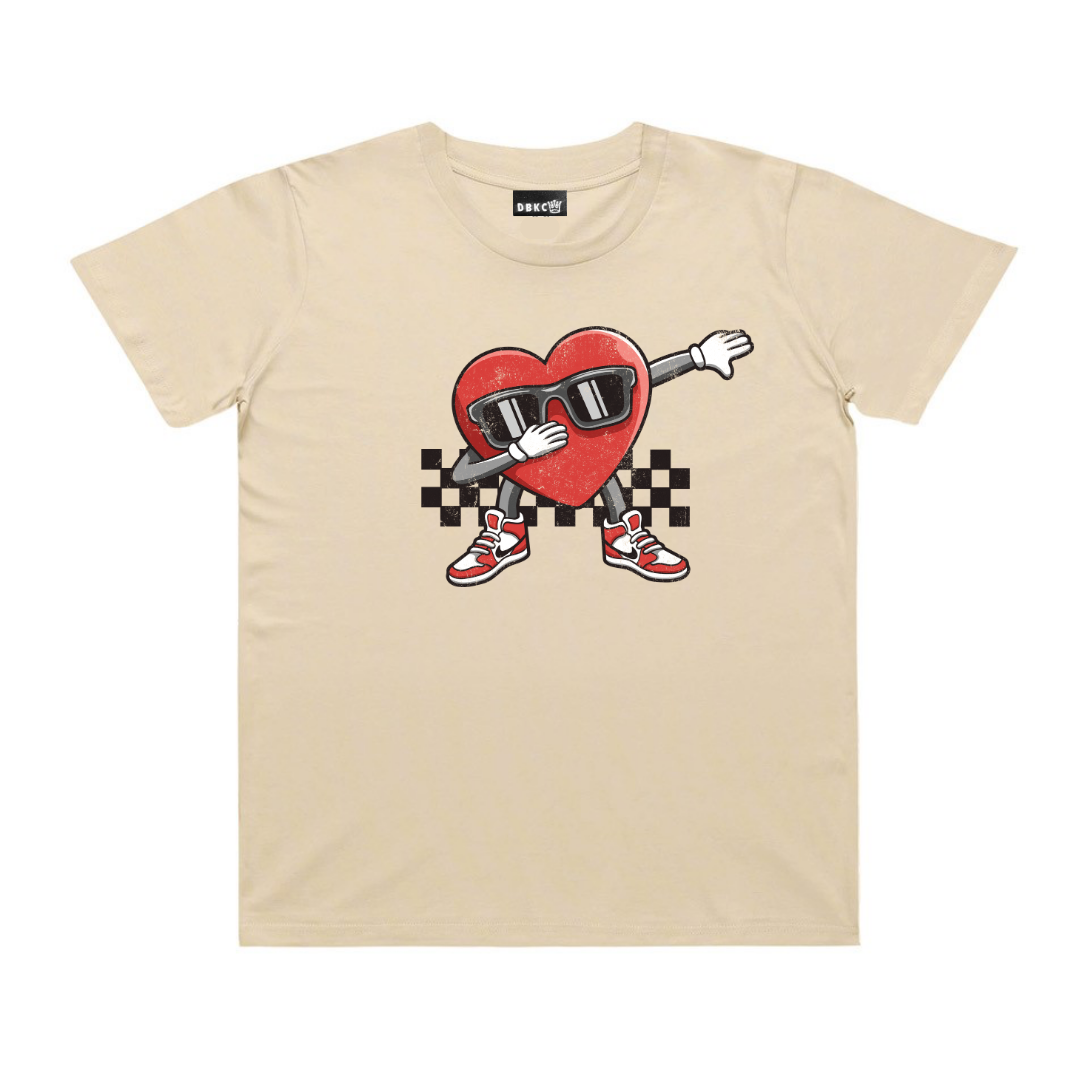 Dabbing Heart Short Sleeve Tee - Little Love