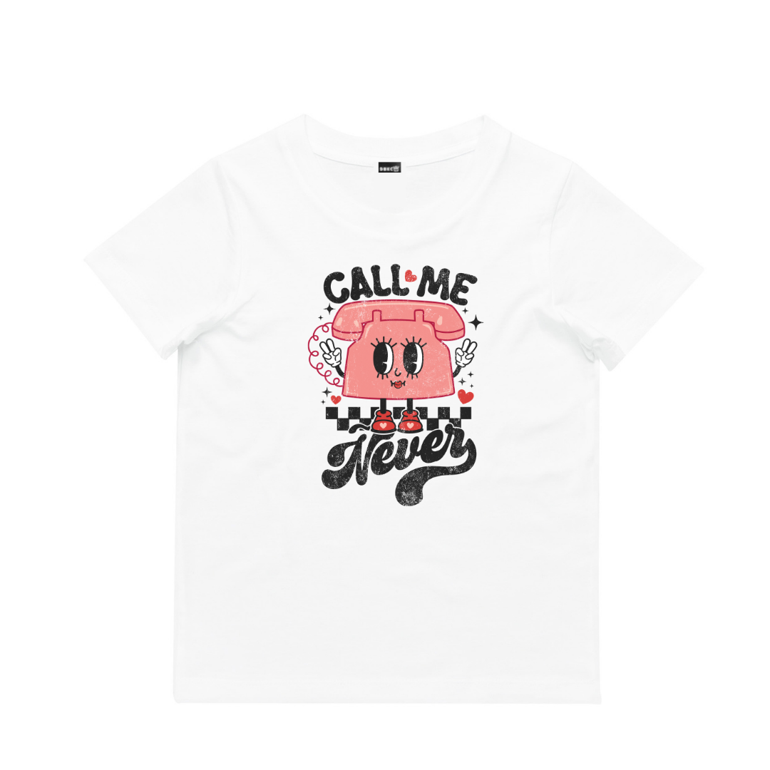 Call Me Never Short Sleeve Tee - Little Love