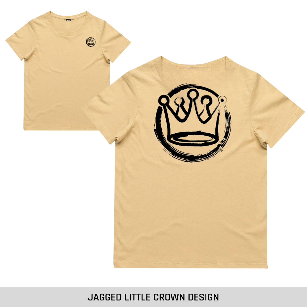 Tan Short Sleeve Tee Discontinued (straight edge)