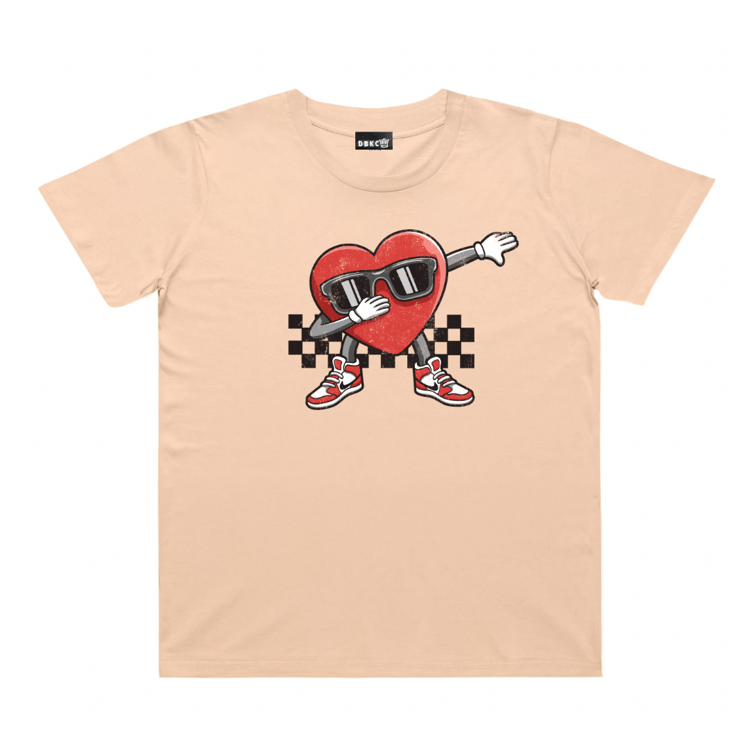 Dabbing Heart Short Sleeve Tee - Little Love