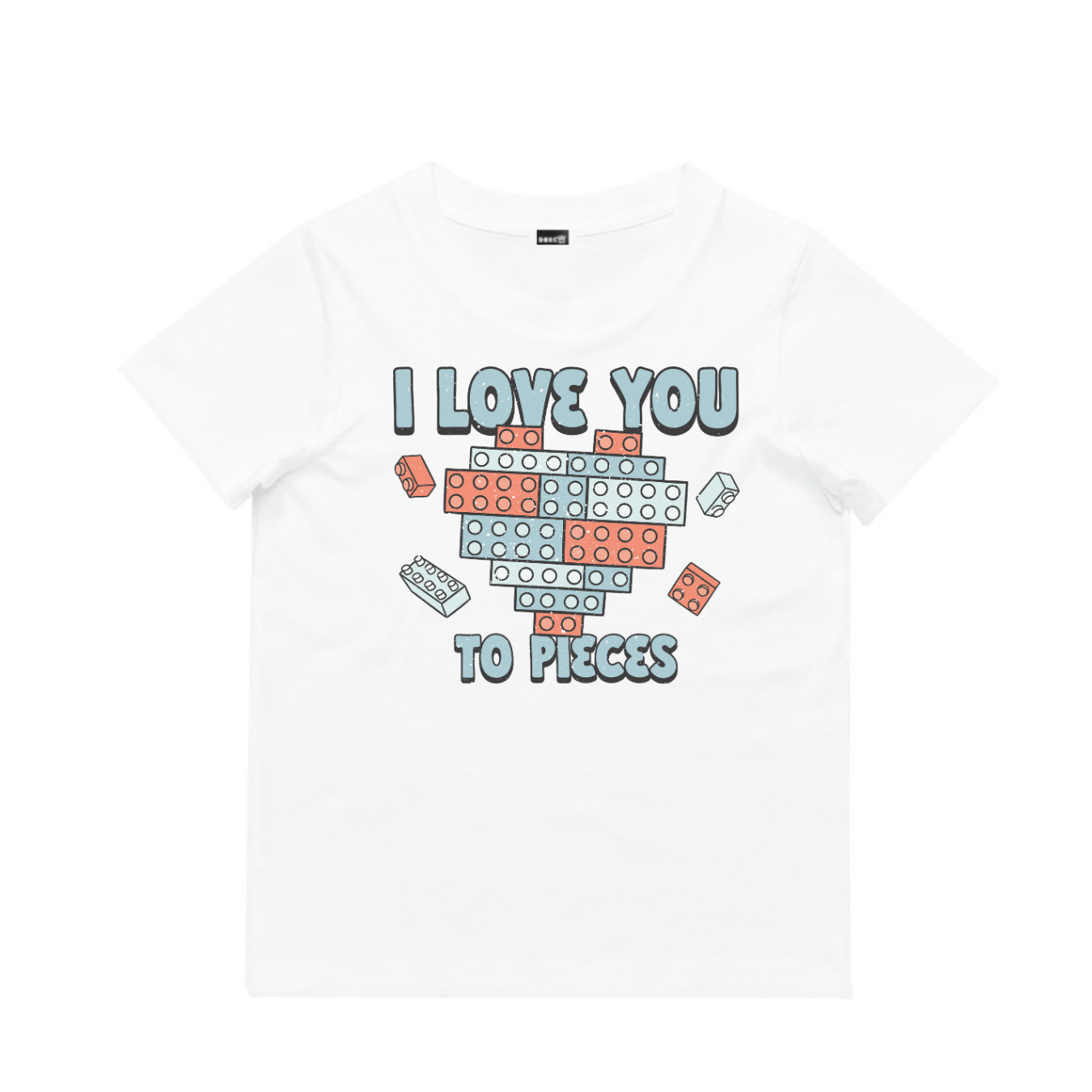 I Love You to Pieces Short Sleeve Tee - Little Love