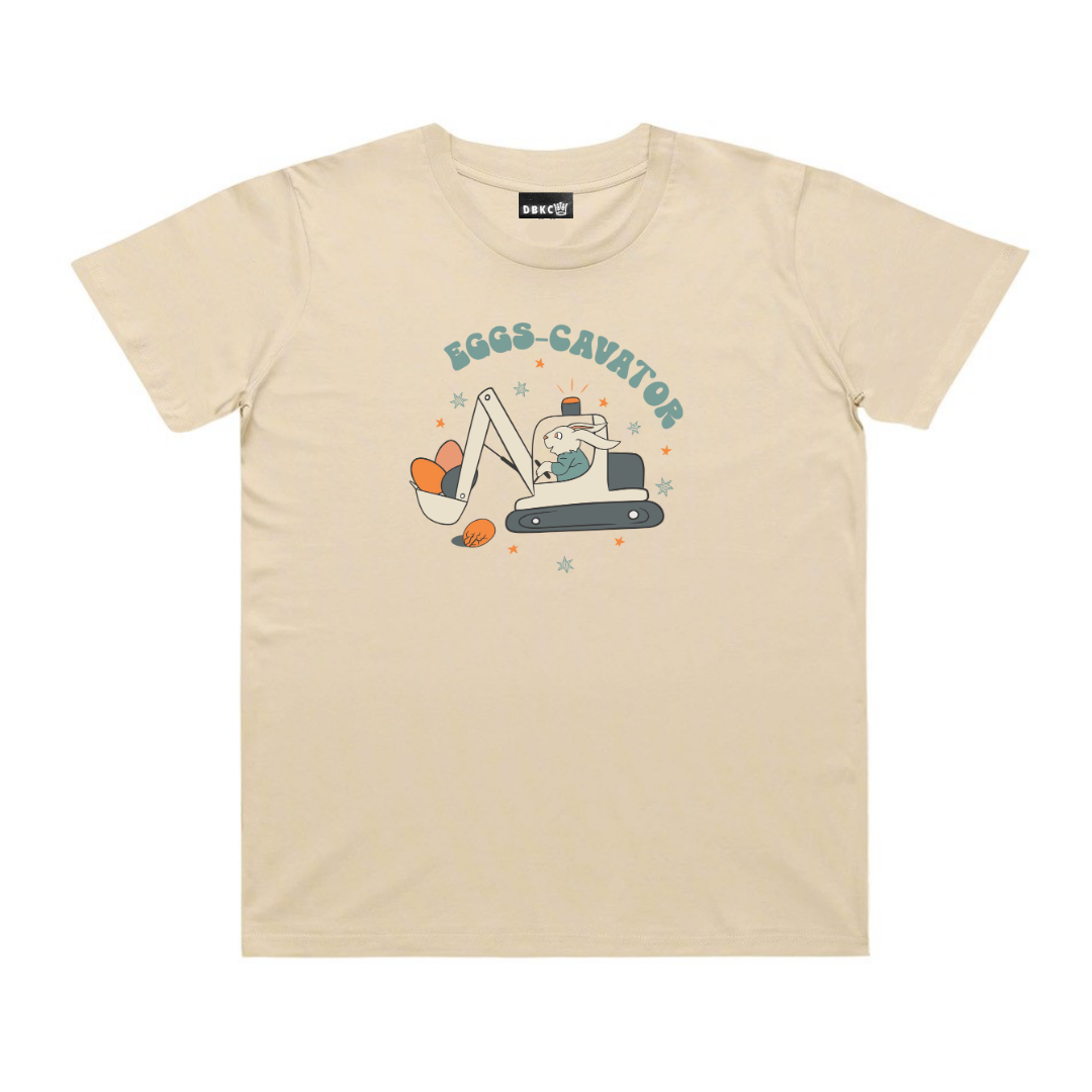 Eggs-cavator Short Sleeve Tee - Easter