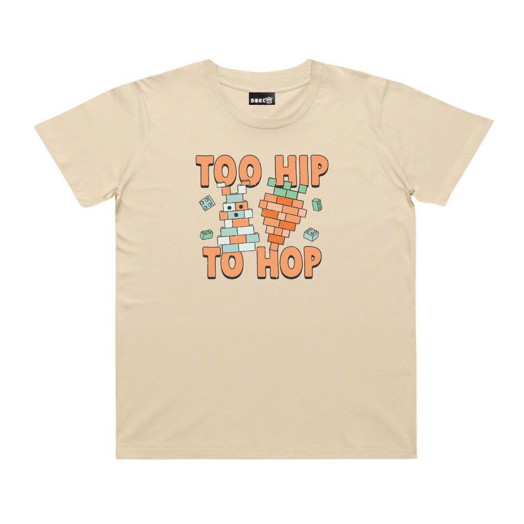 Too Hip To Hop (Blocks) Short Sleeve Tee - Easter