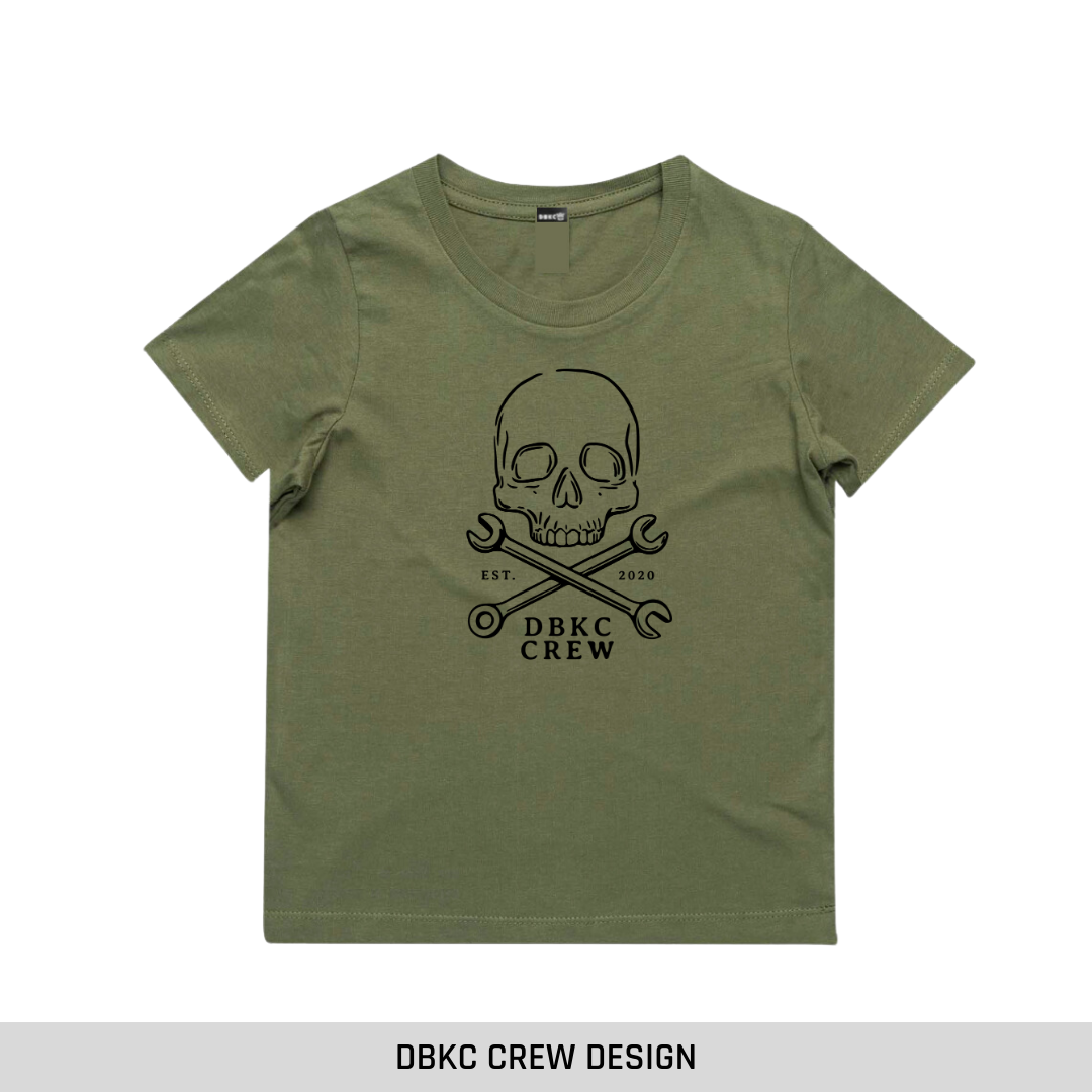 Khaki Short Sleeve Tee Discontinued (straight edge)