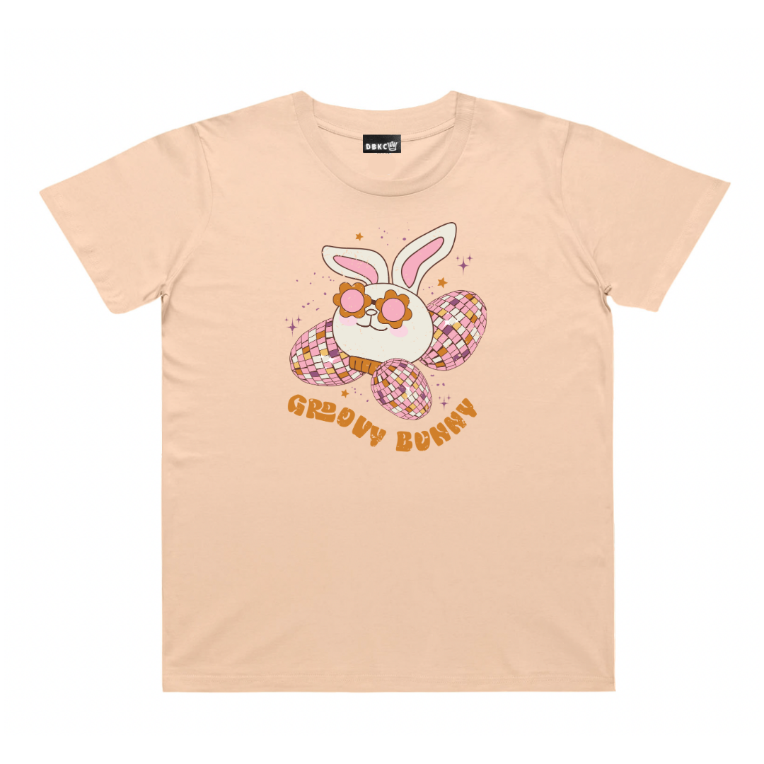 Groovy Bunny Short Sleeve Tee - Easter