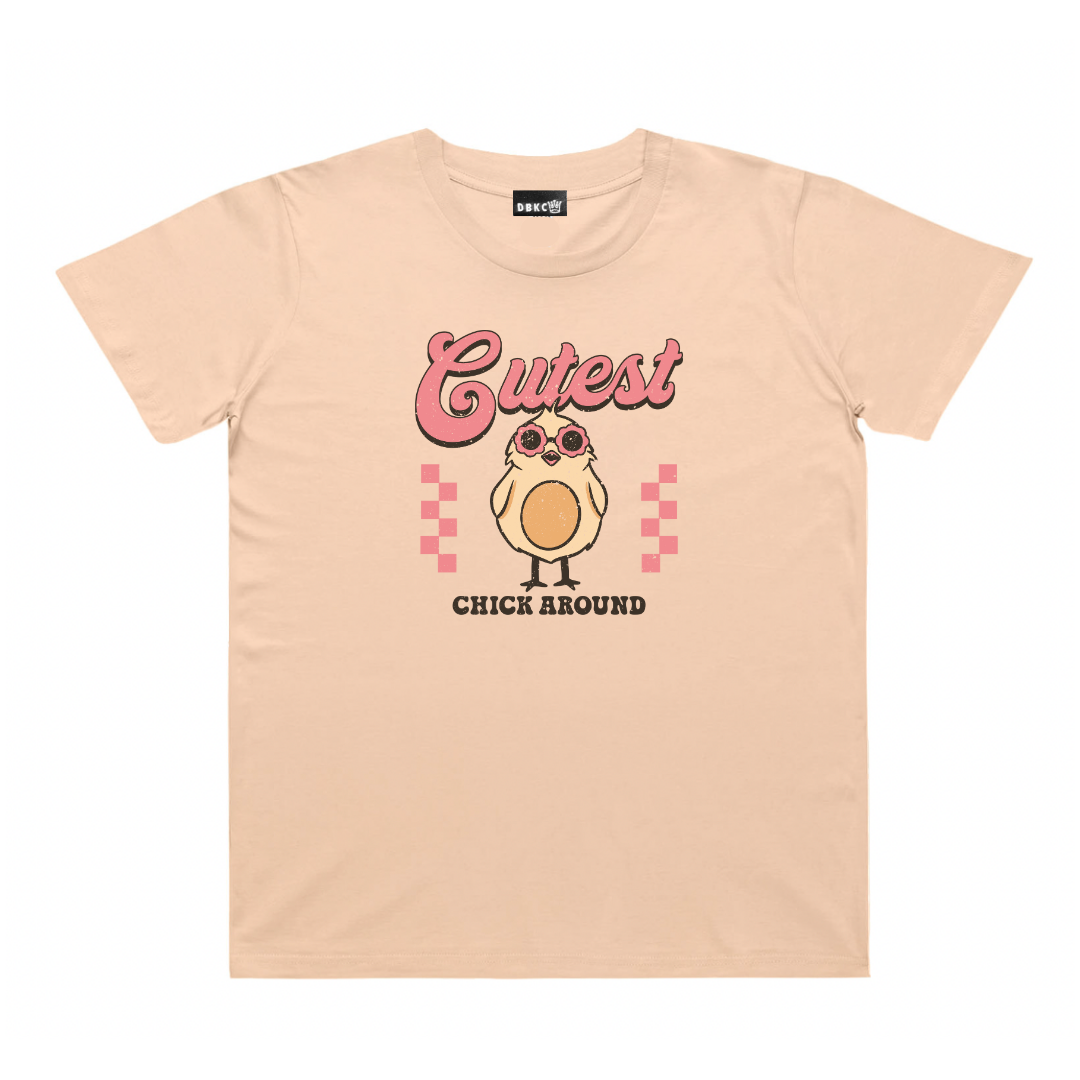 Cutest Chick Around Short Sleeve Tee - Easter