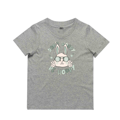 Peace Bunny (Blue) Short Sleeve Tee - Easter