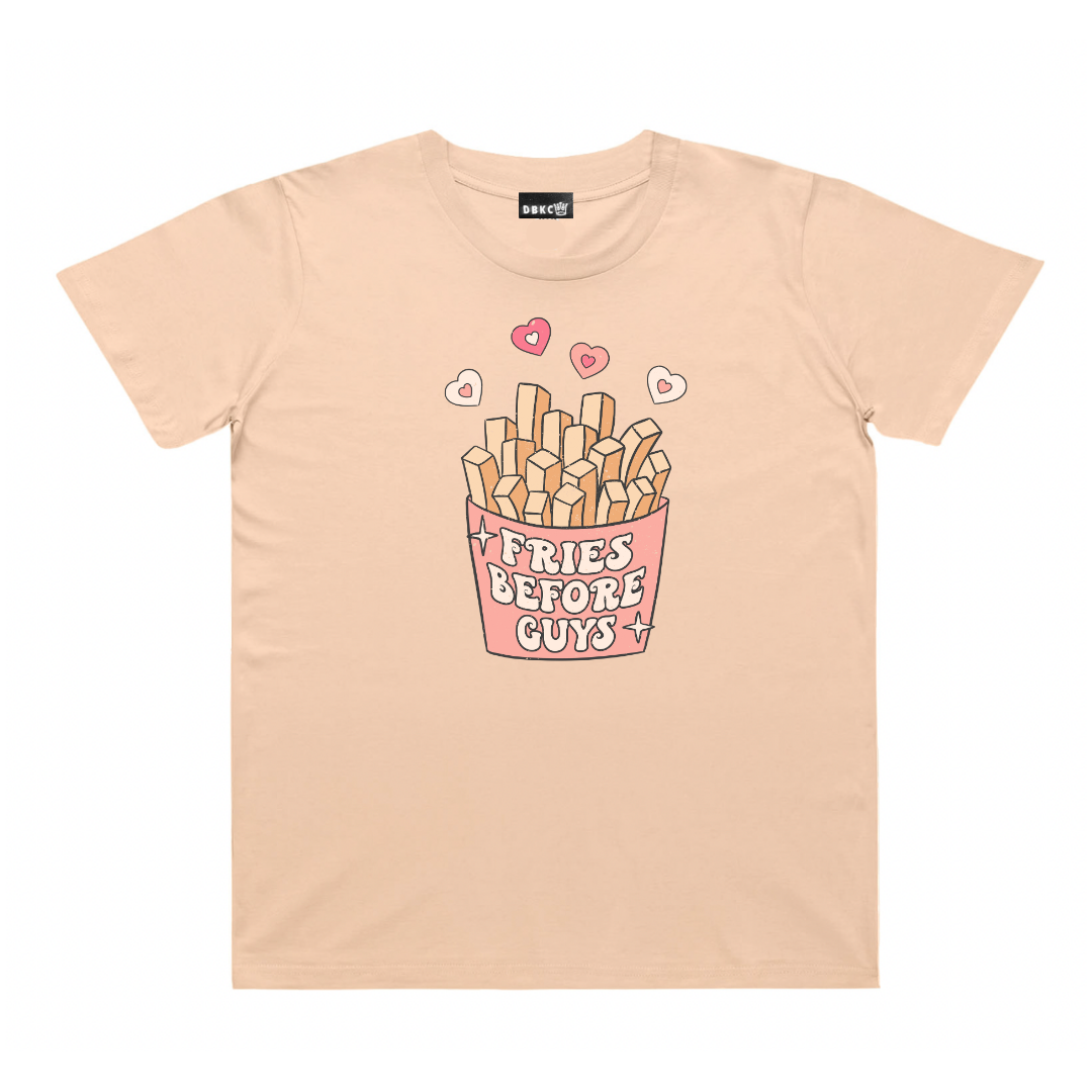 Fries Before Guys Short Sleeve Tee - Little Love