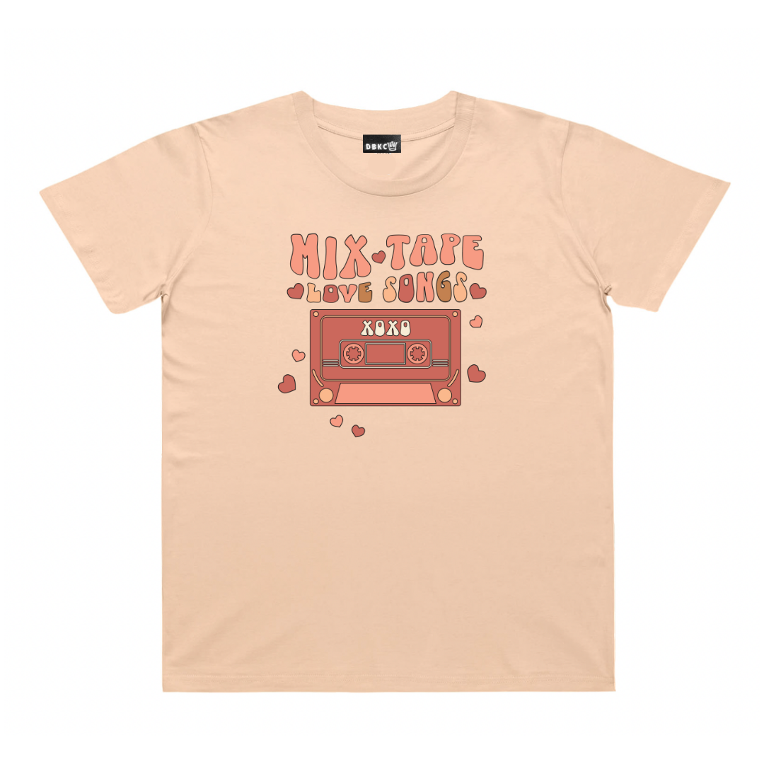 Mix Tape Short Sleeve Tee - Little Love