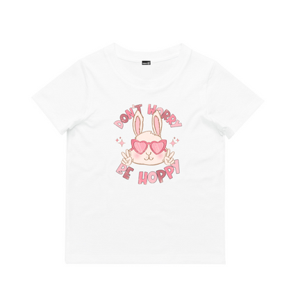 Peace Bunny (Pink) Short Sleeve Tee - Easter