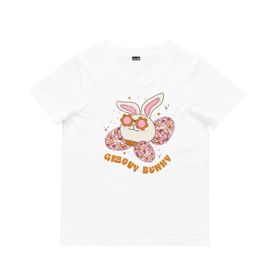 Groovy Bunny Short Sleeve Tee - Easter