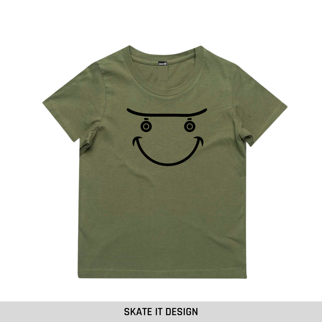 Khaki Short Sleeve Tee Discontinued (straight edge)