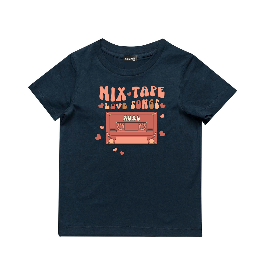 Mix Tape Short Sleeve Tee - Little Love