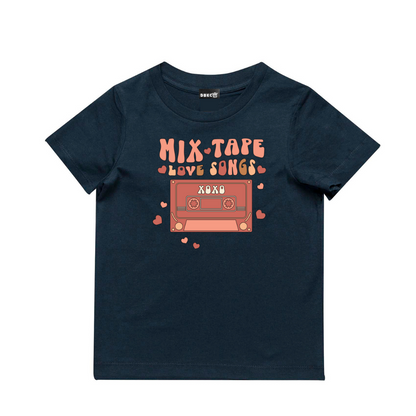 Mix Tape Short Sleeve Tee - Little Love