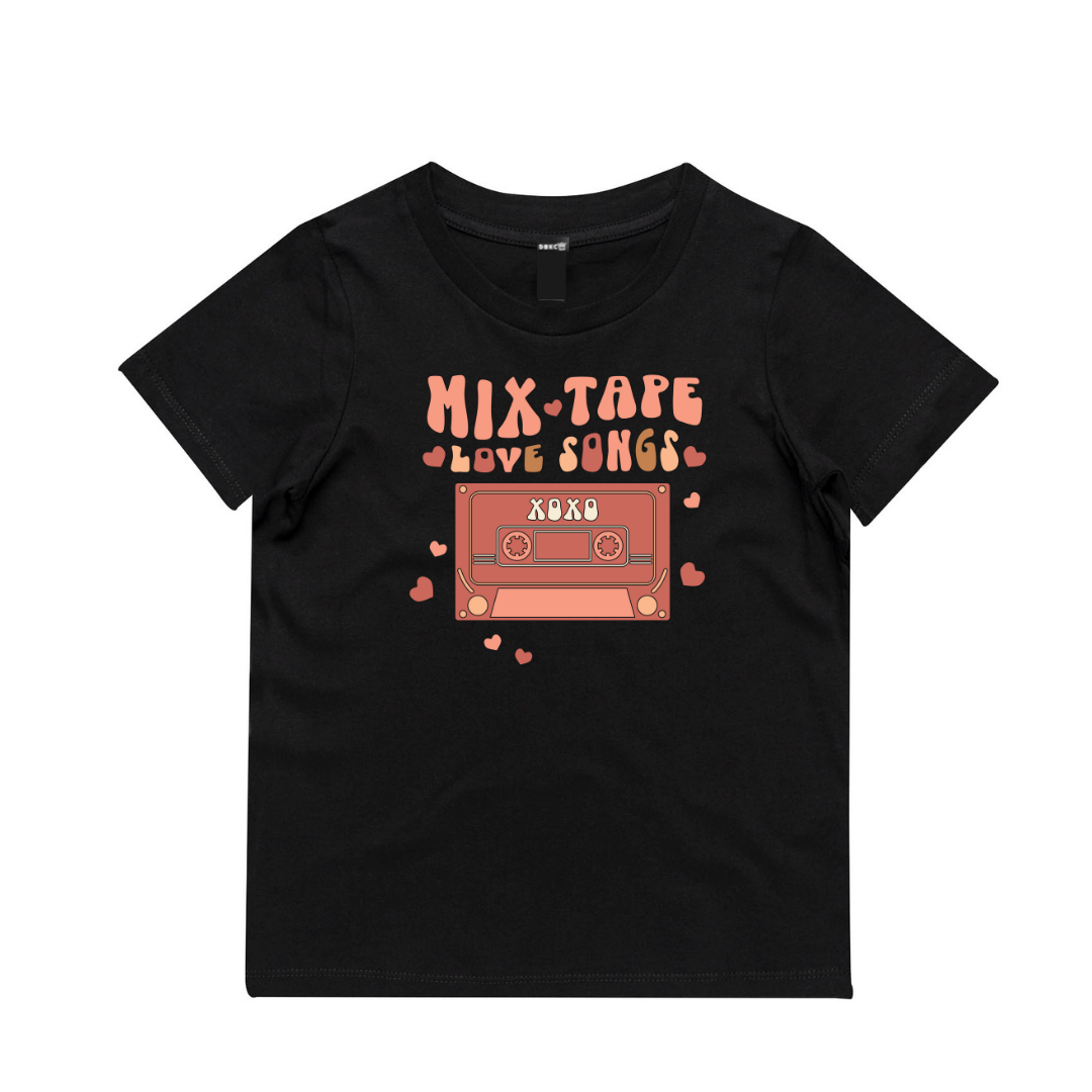 Mix Tape Short Sleeve Tee - Little Love