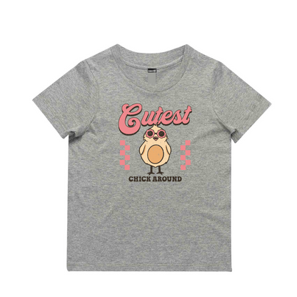 Cutest Chick Around Short Sleeve Tee - Easter