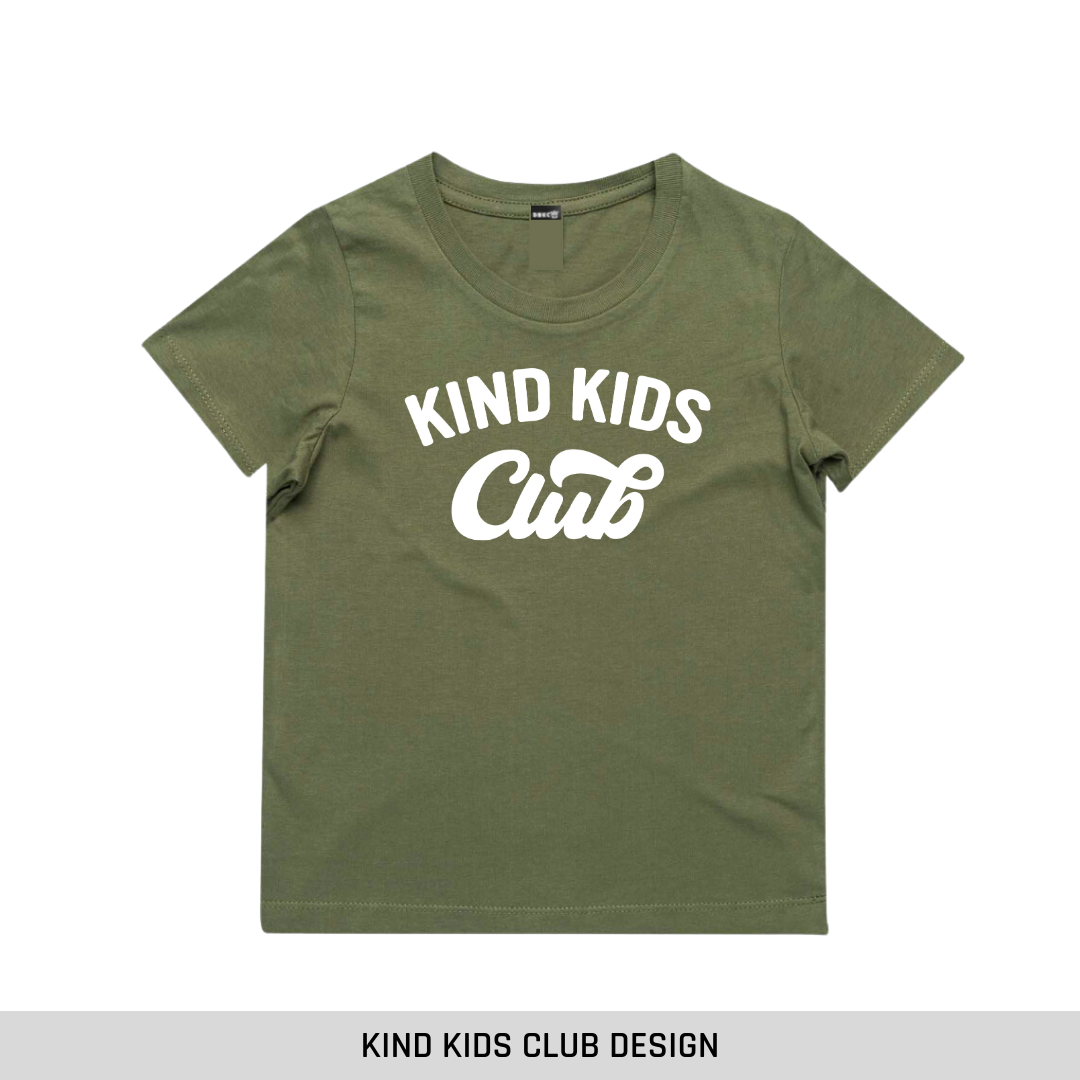 Khaki Short Sleeve Tee Discontinued (straight edge)