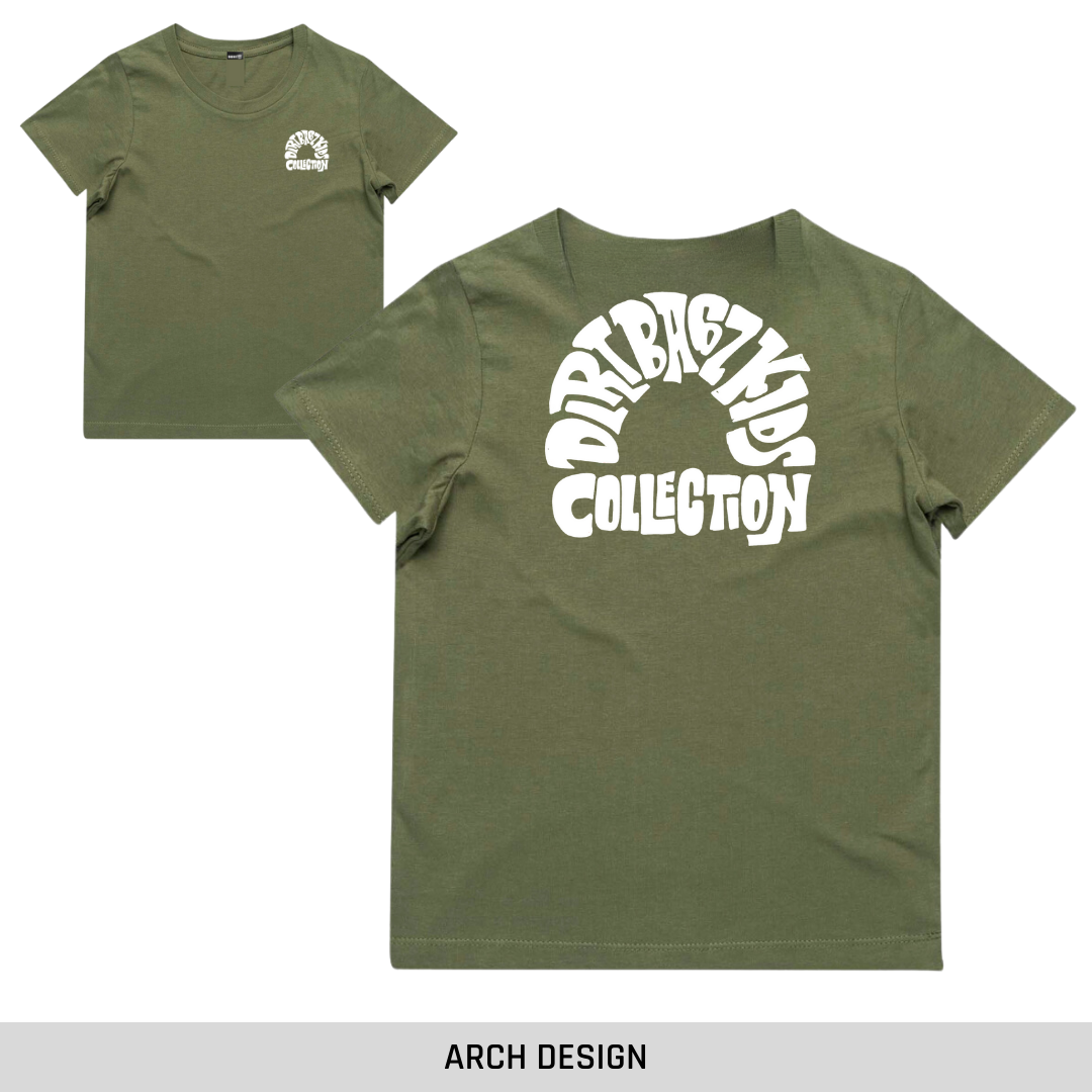 Khaki Short Sleeve Tee Discontinued (straight edge)