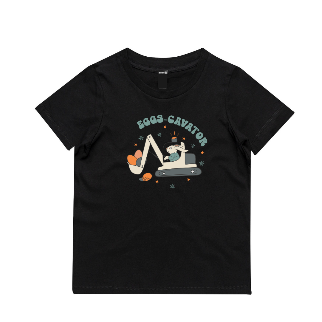 Eggs-cavator Short Sleeve Tee - Easter