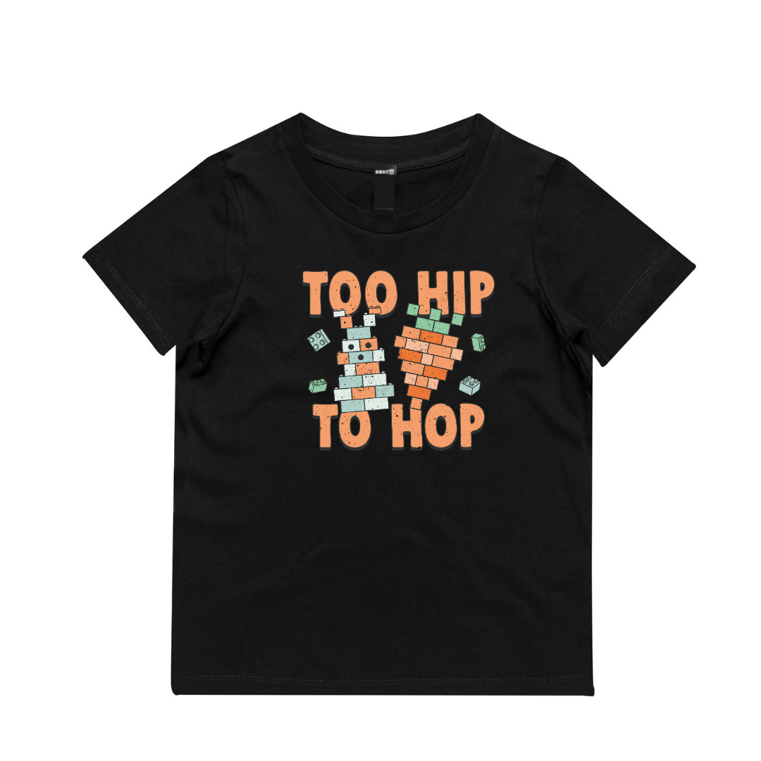 Too Hip To Hop (Blocks) Short Sleeve Tee - Easter