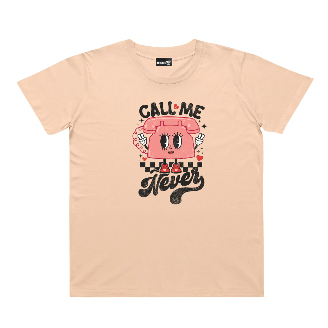 Call Me Never Short Sleeve Tee - Little Love