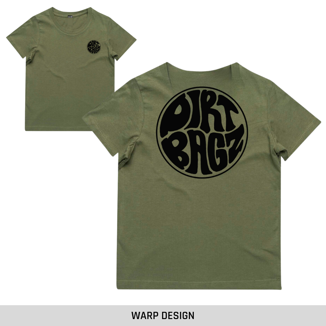 Khaki Short Sleeve Tee Discontinued (straight edge)