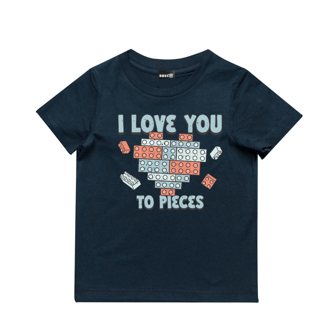 I Love You to Pieces Short Sleeve Tee - Little Love