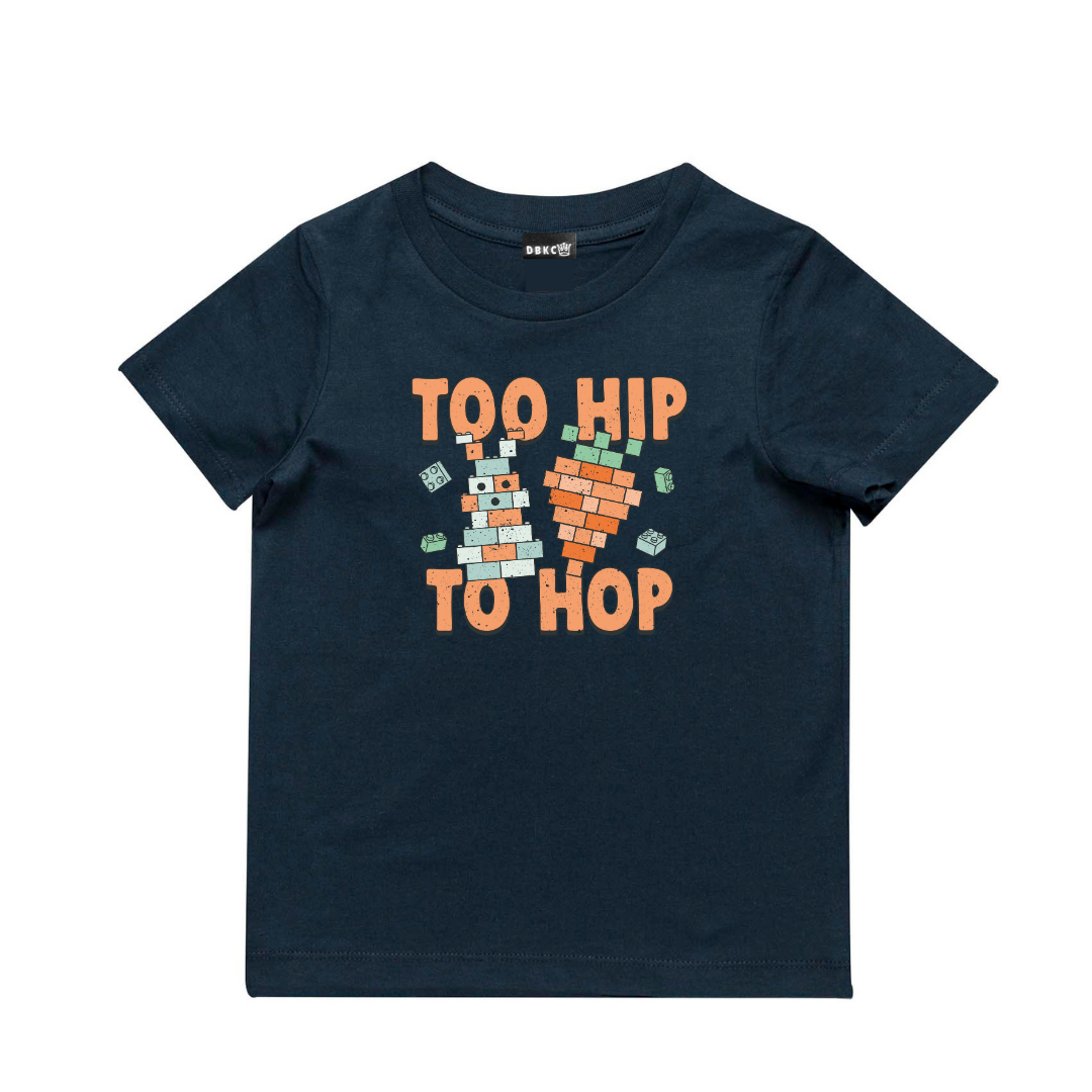 Too Hip To Hop (Blocks) Short Sleeve Tee - Easter