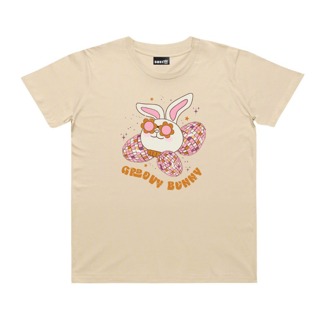 Groovy Bunny Short Sleeve Tee - Easter