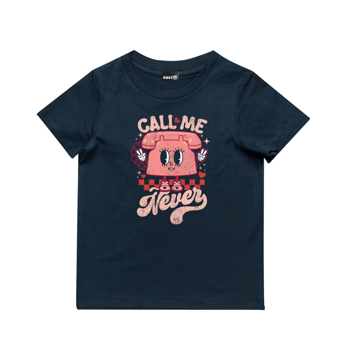 Call Me Never Short Sleeve Tee - Little Love