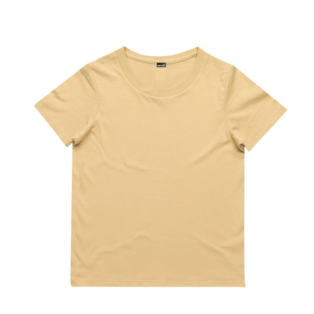 Tan Short Sleeve Tee Discontinued (straight edge)