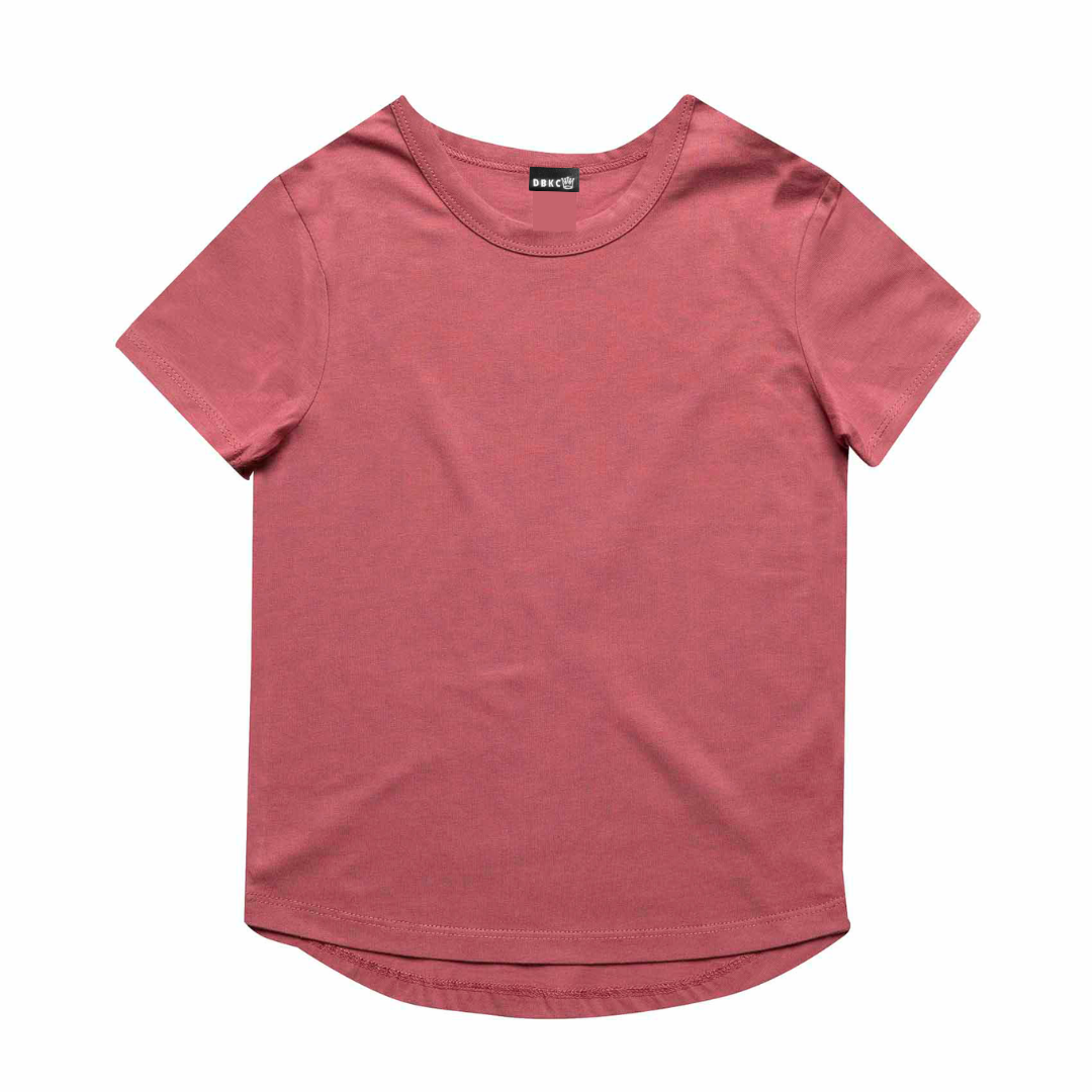 Plum Short Sleeve Tee Discontinued (drop back)