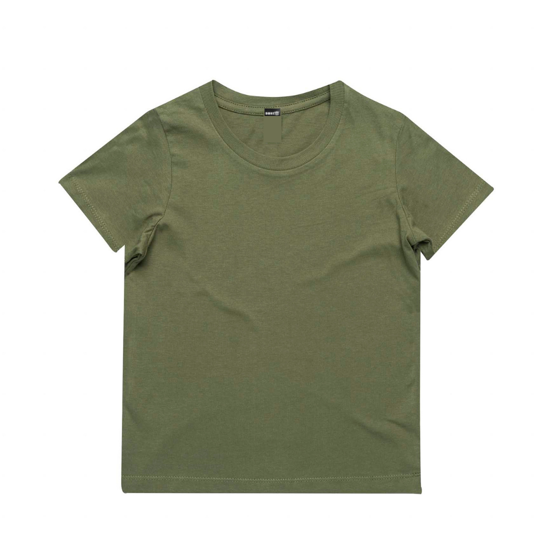 Khaki Short Sleeve Tee Discontinued (straight edge)