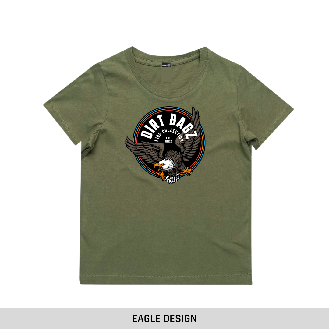 Khaki Short Sleeve Tee Discontinued (straight edge)